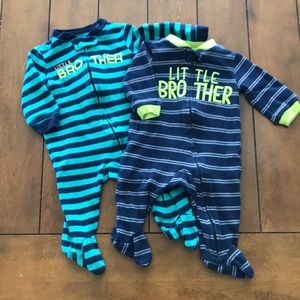 2 carters little brother sleepers 3 month